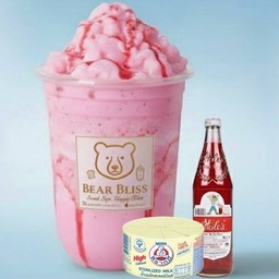 นมหมีปั่นนมชมพู