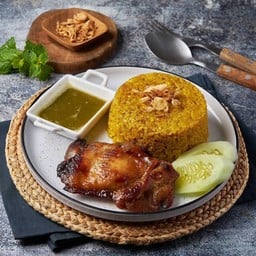 ข้าวหมกไก่อบ