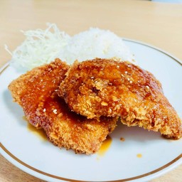 ข้าวดับเบิ้ลปลาดอลลี่ราดซอสเทริยากิ