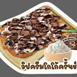 ปังเนยวิปครีม+โกโก้ครั้น