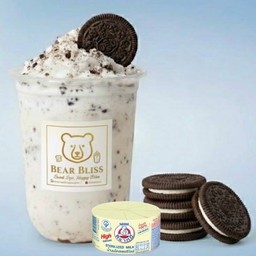 นมหมีปั่นโอริโอ้