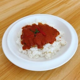 ข้าวแพนงไก่กรอบ