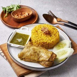 ข้าวหมกไก่ (สะโพก)