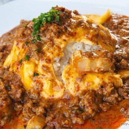 ข้าวไข่ข้นหมูสับน้ำพริกเผา