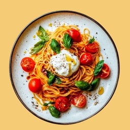 สปาเก็ตตี้เบคอนซอสมะเขือเทศ