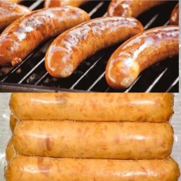 ไส้กรอกเบคอนไก่กรอบ 10แถม1