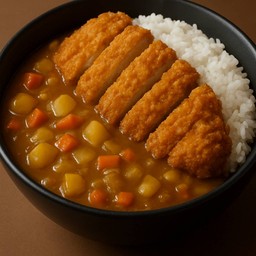 ข้าวแกงกะหรี่ไก่ทอด