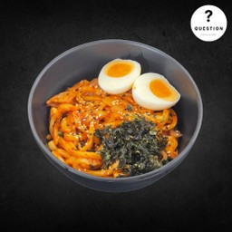 อุด้งผัดกิมจิ + ไข่