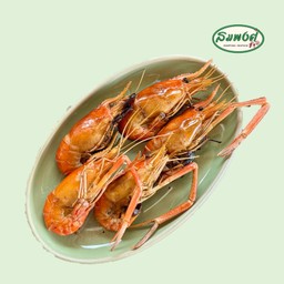 กุ้งก้ามกรามเผา (1 กิโลกรัม ประมาณ 10 ตัว)