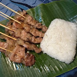 แป้วหมูปิ้ง - หมูปิ้งโบราณน้ำกะทิ สามแยกคลองเรียน