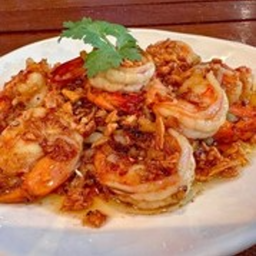 กุ้งทอดกระเทียมพริกไทย