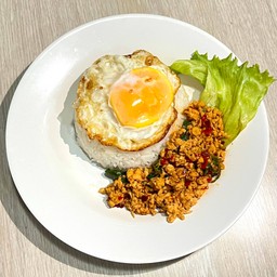 กะเพราไก่สับ