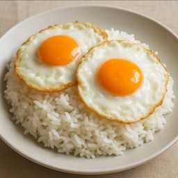 ข้าวไข่ดาว 2 ฟอง