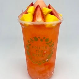 สตรอว์เบอร์รี่ + มะม่วง สมูทตี้