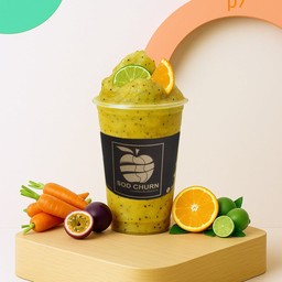 มะนาว+เสาวรส+ส้ม+แครอท (ปั่น)