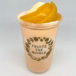 พีช โยเกิร์ต/นมสด