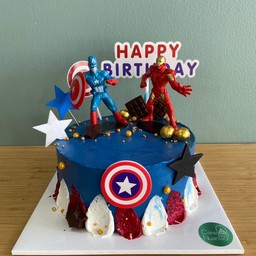 เค้กพรีเมี่ยม กัปตัน&ไอรอนแมน