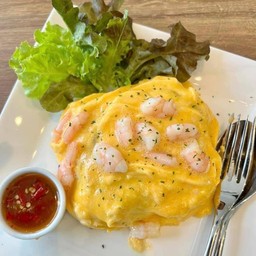 ข้าวไข่นุ่มกุ้ง