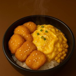 ข้าวไข่ข้นนักเก็ตไก่