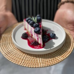 บลูเบอรี่ชีสพาย