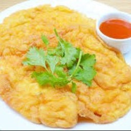 ข้าวไข่เจียวกุ้งสับ