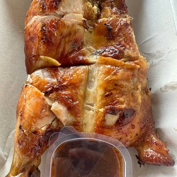 ไก่ย่างครึ่งตัว