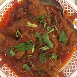 แกงแพะแห้ง Mutton Bhuna