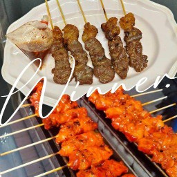 เนื้อย่าง-ไก่ย่าง ฮาลาล โต๊ะยะห์ในตำนาน (เจ้าเก่า20ปี)