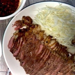 เนื้อในดง บางซื่อ (กะเพรา&เนื้อย่าง) เนื้อในดง บางซื่อ