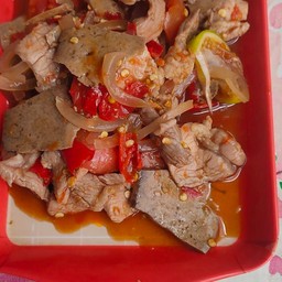 ตำชุดลาบหมูเข้มๆ