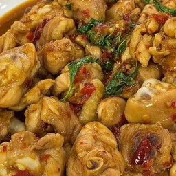 ผัดเผ็ดไก่ เป็นกับข้าว