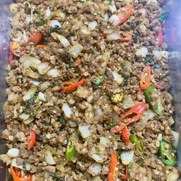 ผัดพริกกะเพราหมูสับ
