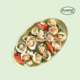 หอยตลับผัดโหระพา