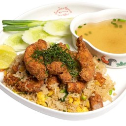 ข้าวผัดหมูทอดตุ๊กตุ๊ก