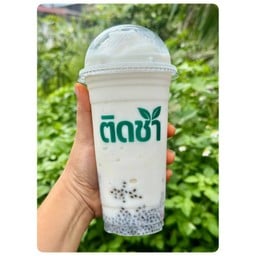 มะพร้าวปั่นนมสด