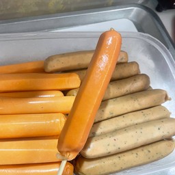 ไส้กรอกแฟรงค์เฟิร์ตไก่ย่าง