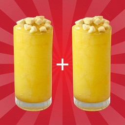 1 แถม 1 โปรโมชั่นน้ำมะม่วงอกร่องพิกุลทองปั่น+เพลินซี