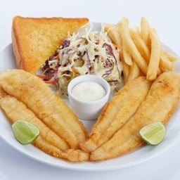 สเต็กปลาดอลลี่ย่างเนย+สเต็กปลาดอลลี่ย่างเนย