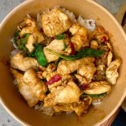 กะเพราอกไก่