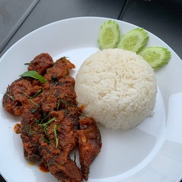 ข้าวปลาดุกทอดกรอบ