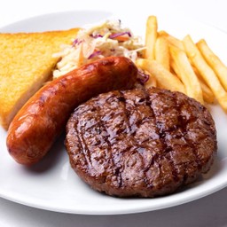 เทริยากิพอร์ค + ไส้กรอก