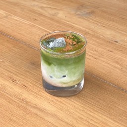 Cinnamon Honey Matcha Latte