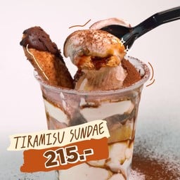 Tiramisu Sundae - ทิรามิสุ ซันเดย์ (10 ออนซ์)