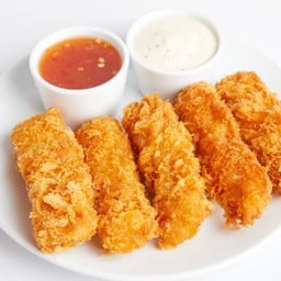 ปลาหมึกทอด