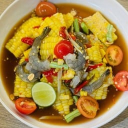 ยำกุ้งสด