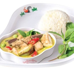 ข้าวหรือขนมจีน แกงเขียวหวานโบราณ