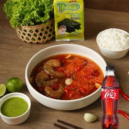 [อร่อยซ่ากับโค้ก] เซต Mix ดองซีอิ๊ว + โค้ก ไม่มีน้ำตาล (กระป๋อง)