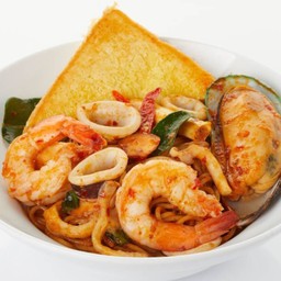 สปาเก็ตตี้ต้มยำทะเล