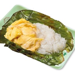 ข้าวเหนียวมูนทุเรียนย่าง (ตามฤดูกาล)