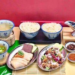 เซตคู่จิ้น ไก่ต้ม+ไก่แซ่บ